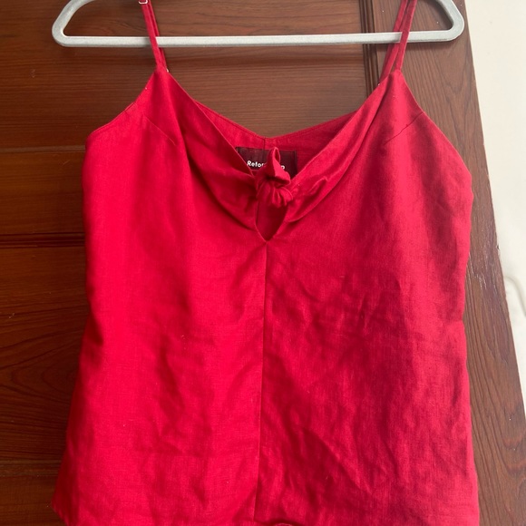 Reformation Strawberry top in Cherry Size small - Picture 6 of 6